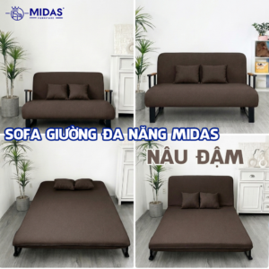 Sofa Bed - Màu nâu