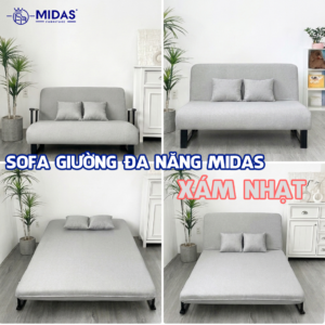 Sofa Bed - Màu xám nhạt