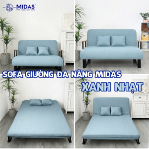 Sofa Bed - Màu xanh nhạt